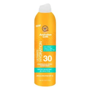 Australian Gold Ultimate Hydration Broad Spectrum SPF 30 Continuous Spray Sunscreen 6 Oz