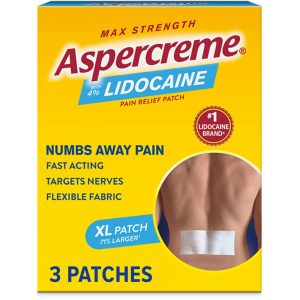 Aspercreme Lidocaine Patch XL - Maximum Strength Pain Relief, 3 Count