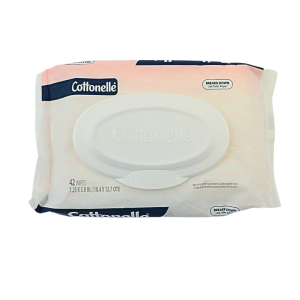 Cottonelle Fragrance Free Flushable Wet Wipes 1 Flip-Top Pack