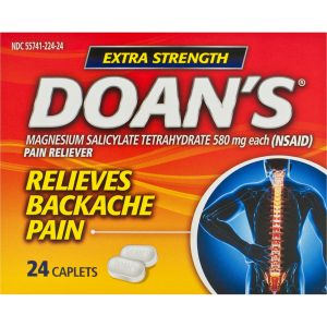 Doan's® Extra Strength Backache Relief - 24 Caplets (Magnesium Salicylate)