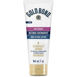 Gold Bond Age Renew Retinol Overnight Body & Face Lotion - 7 Oz