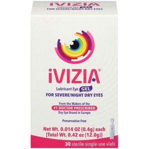 Ivizia  Lubricant Eye Gel  For Sebvere And Nighttime Dry Eye Relief 30Ct