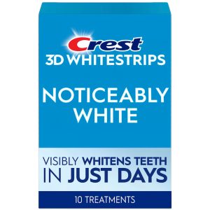 Crest Whitestrips Dental Whitening Kit, Noticeably White