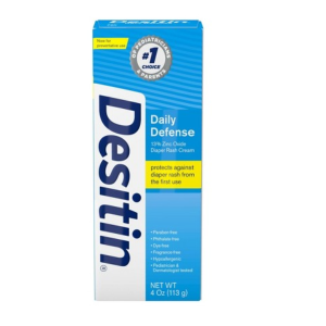 Desitin Maximum Strength Baby Diaper Rash Cream with Zinc Oxide, 4 oz