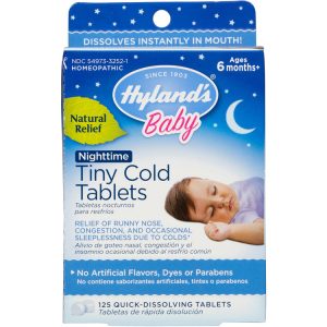 Hyland's Children's Baby Nighttime Tiny Cold Tablets - 125ct