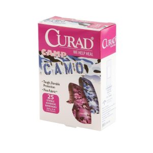 Curad Bandages, Adhesive, Camp Camo 25 ct