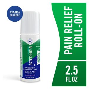 Biofreeze® Menthol Overnight Roll-On – Lavender Scent (2.5 fl oz)