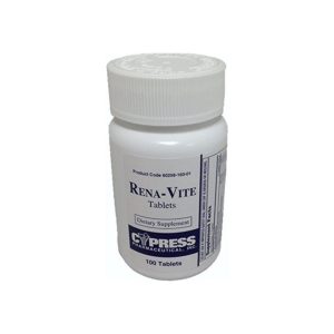 Cypress Pharmaceutical Rena-Vite Tablets, 100 Tablet Bottle