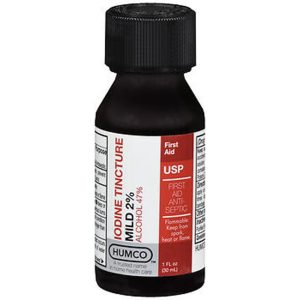 Iodine Mild 2% Tincture  1 Oz