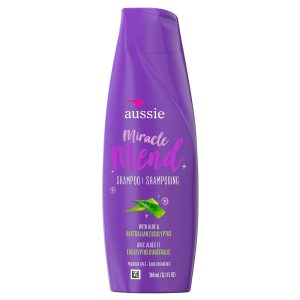 Aussie For Hair Damage – Paraben-Free Miracle Mend Shampoo W/ Aloe & Eucalyptus, 12.1 Fl Oz