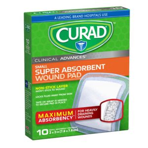 Curad Clinical Advances Super Absorbent Polymer Wound Pad