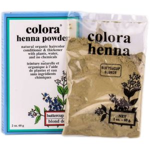 Colora Henna Powder Hair Color, Buttercup Blonde 2 Oz