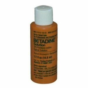 Betadine 10% Povidone-Iodine Topical Solution – 0.5 Fl. Oz