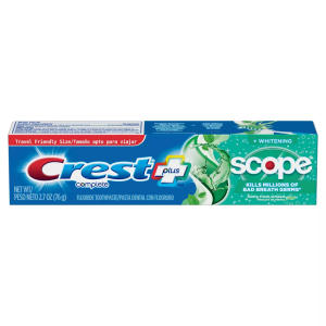 Crest Complete Whitening Toothpaste with Scope Mint, 2.7 oz