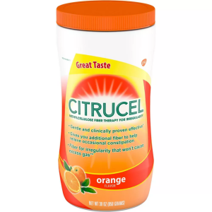Citrucel Fiber Supplement  Orange Powder 30 Oz