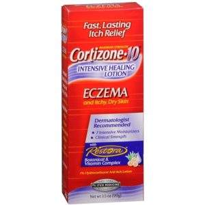 Cortizone-10 Intensive Healing Eczema Lotion, Maximum Strength, 3.5 oz