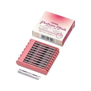Feather Preview Blade 10 X 5 Safety Razor Haircut Cape Semi-Circular