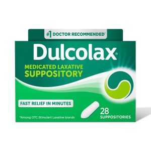 Dulcolax Laxative Suppositories 28 Ct