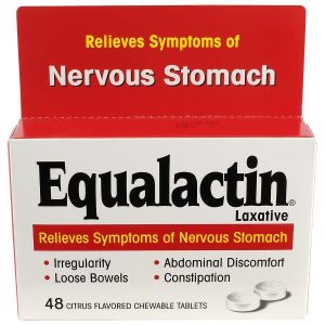 Equalactin Laxative Chewable Tablets, Citrus 48 ct