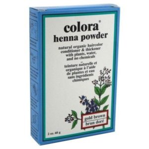 Colora Henna Powder Hair Color Gold Brown - 2 Oz