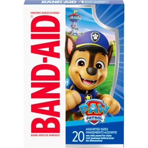 Band-Aid Brand PAW Patrol Adhesive Bandages – 20 Count (Assorted)