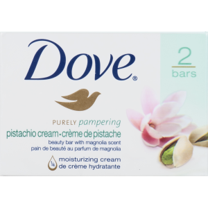 Dove Purely Pampering Pistachio Cream Bar Soap 2 Ct Pack