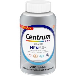 Centrum Silver Men 50+ Multivitamin Dietary Supplement Tablets - 200ct