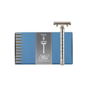 Fatip Retro Double Edge Safety Razor Nickel Open Comb 42116