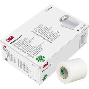 3M Micropore Surgical Paper Tape, 2 Inch, Box of 6
