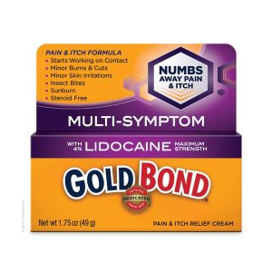 Gold Bond Pain And Itch Relief Cream With Lidocaine -1.75 Oz
