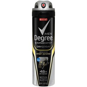 Degree Men Advanced Antiperspirant Deodorant Dry Spray, Sport Defense, 72-Hour Protection, 3.8 oz