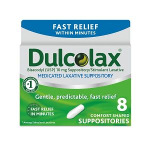 Dulcolax Laxative Suppositories 8Ct