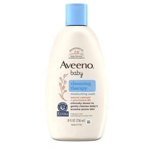 Aveeno Baby Moisturizing Wash, Cleansing Therapy 8 Fl Oz