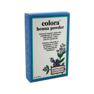 Colora Henna Powder Hair Color, Apricot Gold, 2 Oz