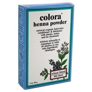 Colora Henna Powder Hair Color, Wheat Blonde, 2 Oz