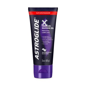 Astroglide X Gel, Premium Silicone Gel Personal Lubricant, Waterproof Lube, 3 Oz