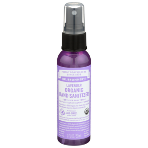 Dr. Bronner's Organic Lavender Hand Sanitizing Spray, 2 Fl Oz