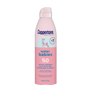 Coppertone Water Babies Sunscreen Lotion Spray, Broad Spectrum SPF 50