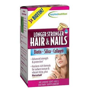 Applied Nutrition Longer Stronger Hair & Nails 60 Liquid SoftGels