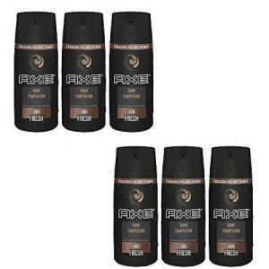 Axe Dark Temptation Body Spray Deodorant For Men, 4 Oz