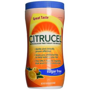 Citrucel Sugar Free Fiber Supplement Powder, Orange Flavor, 16.9 oz
