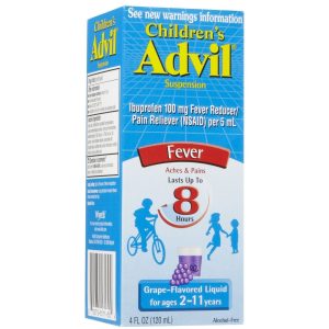 Advil Children’s Pain Reliever/ Fever Reducer Liquid Grape 4  Oz
