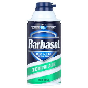 Barbasol Thick & Rich Soothing Aloe Shaving Cream 10 Oz