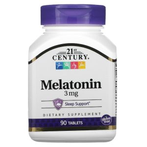 21st Century Melatonin 3 Mg, Tablets 60 Ct