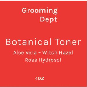 Grooming Dept Rose Hydrosol Botanical Toner 4 Oz