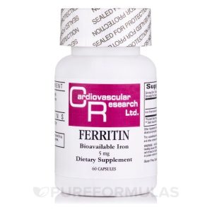 Ecological Formulas Ferritin 60 Capsules