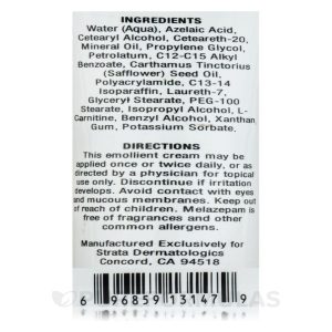 Ecological Formulas Melazepam Cream 2oz