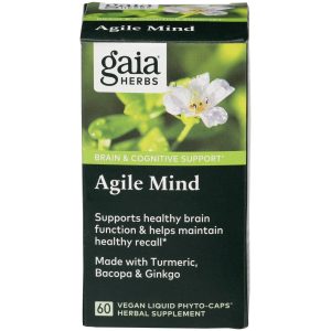 Gaia Herbs Agile Mind 60 Vcaps