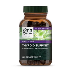 Gaia Herbs Thyroid Support 60 Vegan Liquid Phyto-Caps