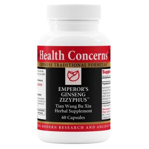Health Concerns Emperor's Ginseng Zizyphus - Energy & Focus Supplement - Menopause Aid - 60 Capsules